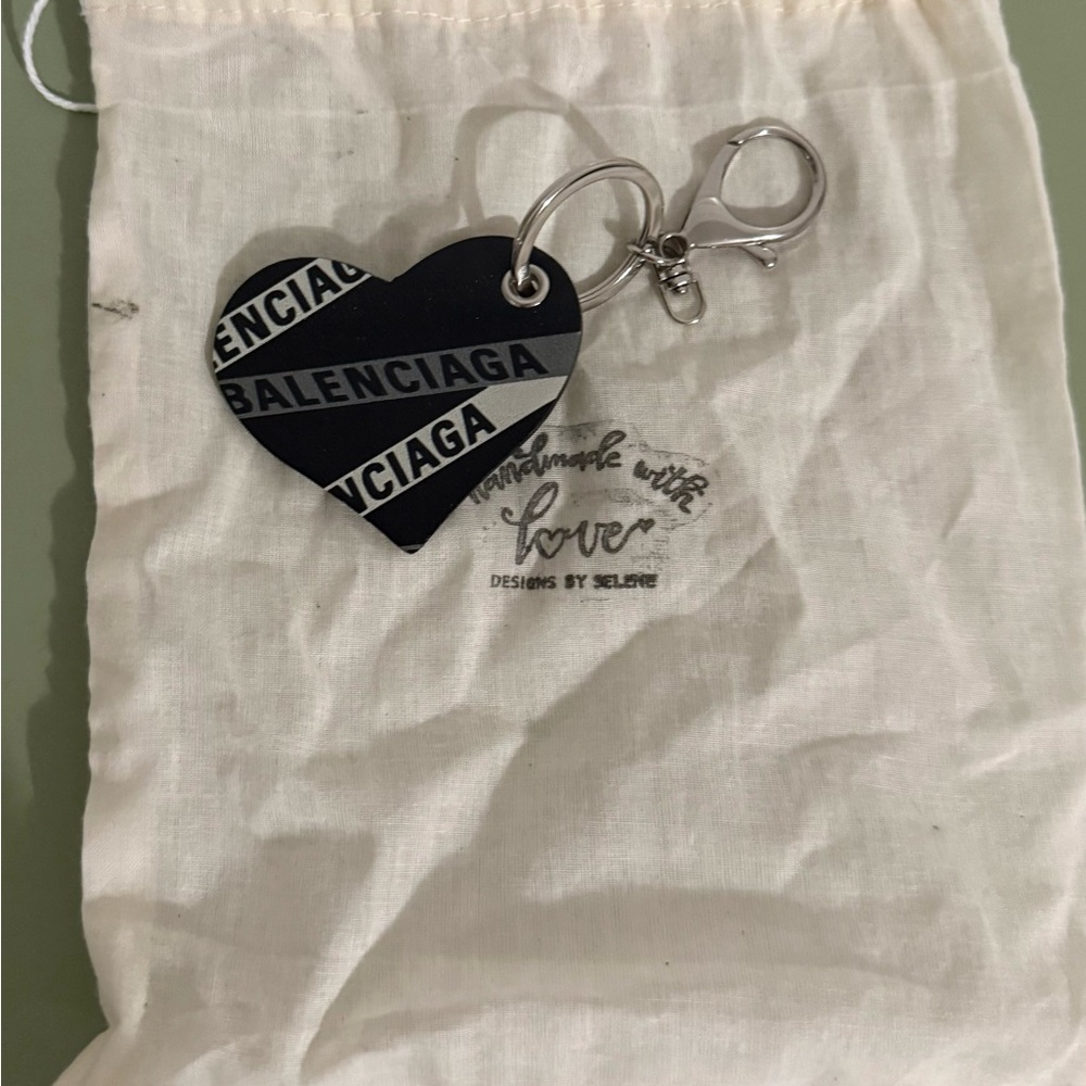 Balenciaga Heart Keychain